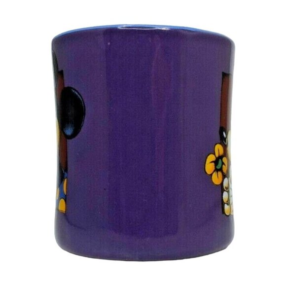 Disney Purple Minnie Mouse with Flower Ceramic 14 oz. Coffee Mug - Picture 2 of 6